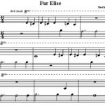 fur elise piano notes